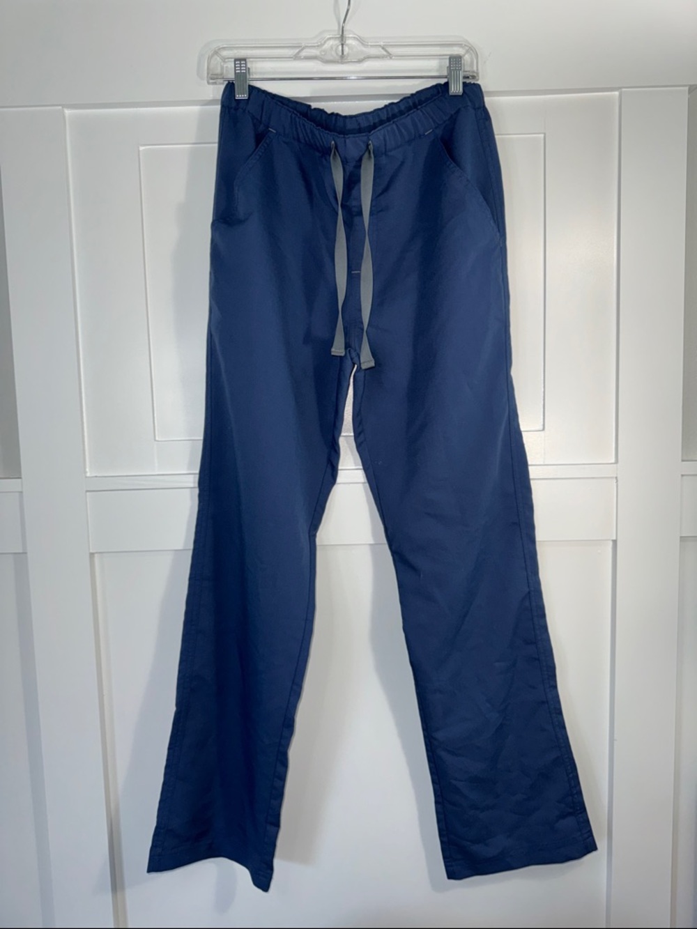 Figs light Navy Blue Drawstring Scrub Pants